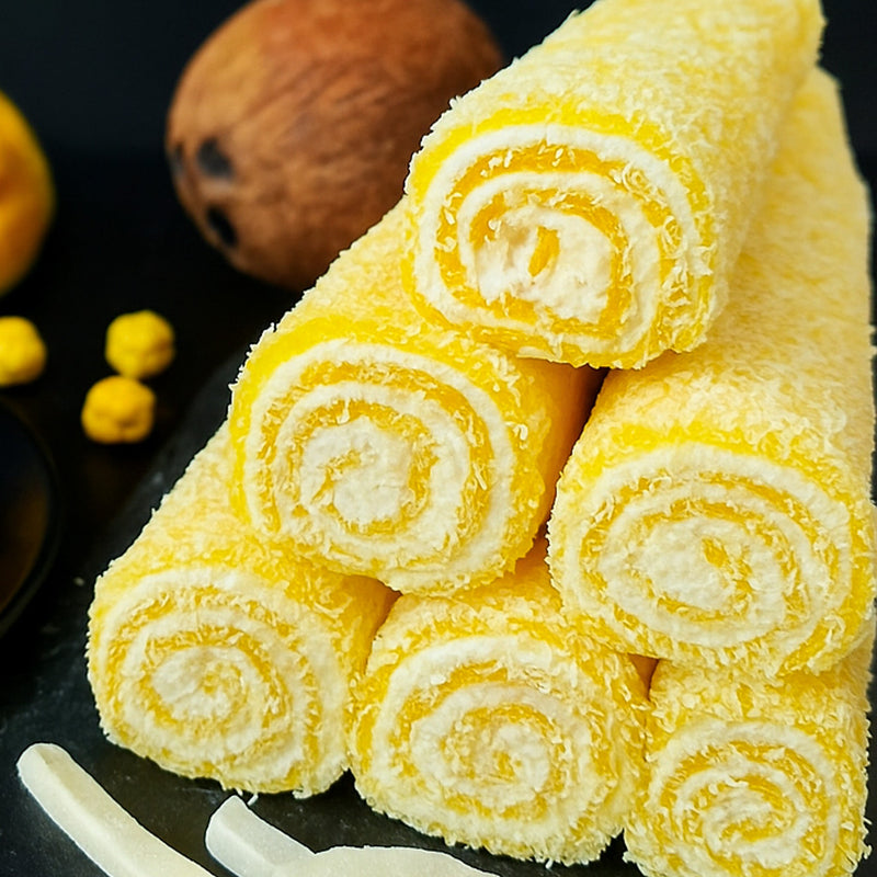 Mango lukums ar kokosriekstu skaidiņām