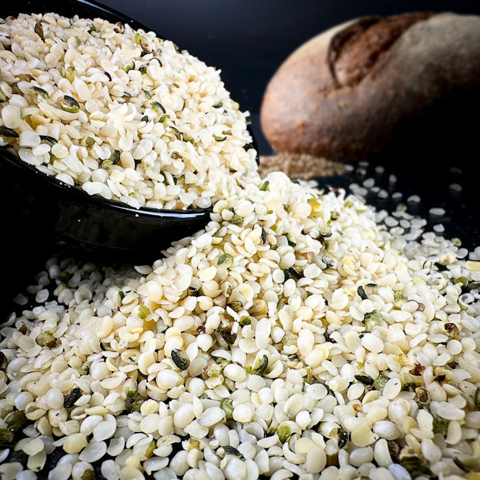 Lobītas kaņepju sēklas