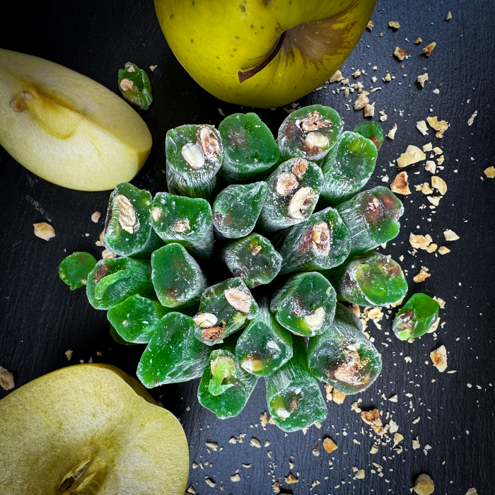 Ābolu pirkstiņi ar aprikožu kauliņiem