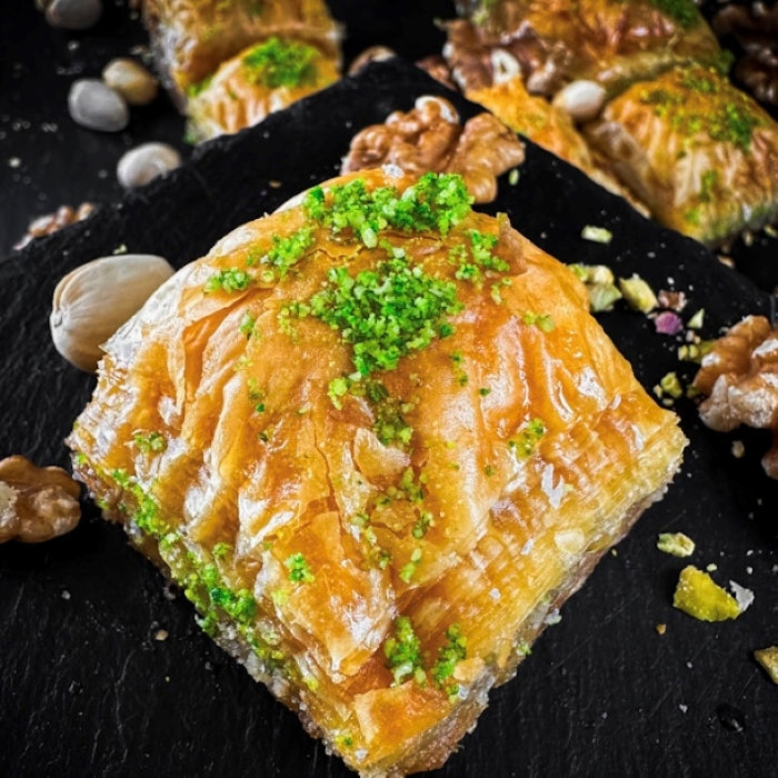 Baklava - pistāciju kvadrātiņi
