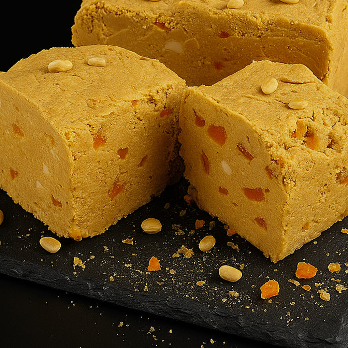 Halva - zemesriekstu ar aprikozēm