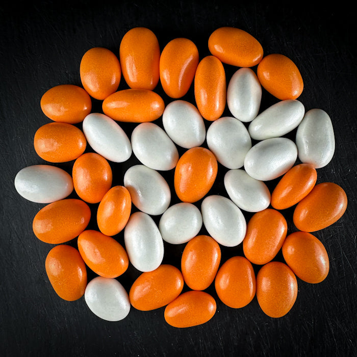 Mandeles piena šokolādē ar cukura-apelsīnu glazūru