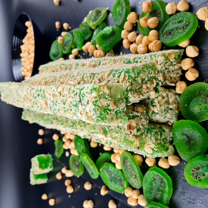 Kivi lukums ar lazdu riekstiem