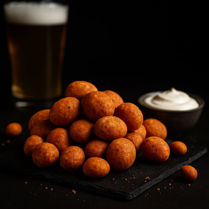 Kraukšķīgie zemesrieksti BBQ apvalkā