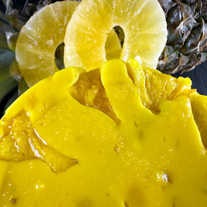 Mini-tortīte no Samarkandas halvas - saulainais ananāss