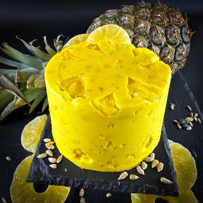 Mini-tortīte no Samarkandas halvas - saulainais ananāss