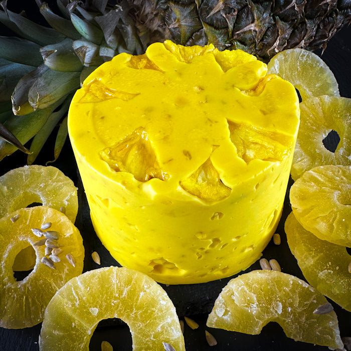 Mini-tortīte no Samarkandas halvas - saulainais ananāss