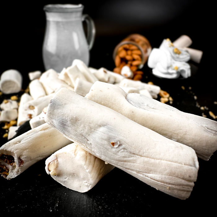 Piena pirkstiņi ar aprikožu kauliņiem