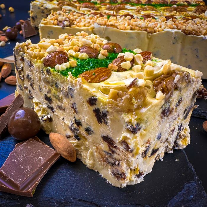 ❗️ Riekstu-piena halva-šerbets ar riekstiem un saldējuma garšu