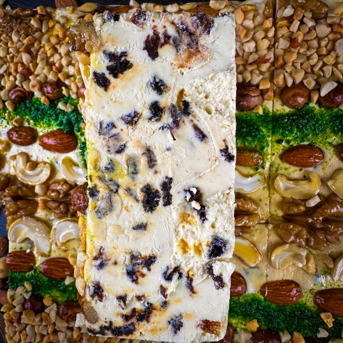 ❗️ Riekstu-piena halva-šerbets ar riekstiem un saldējuma garšu