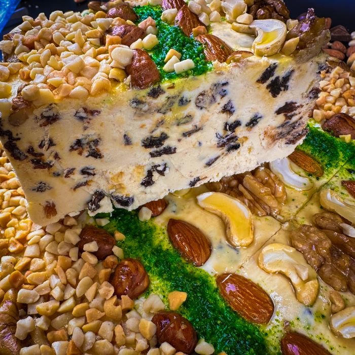 ❗️ Riekstu-piena halva-šerbets ar riekstiem un saldējuma garšu