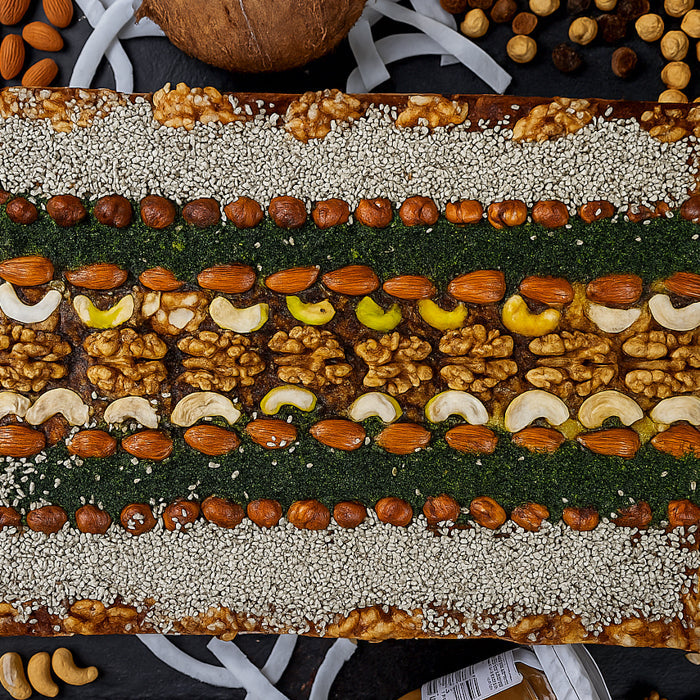 Saldā krējuma-šokolādes halva-šerbets